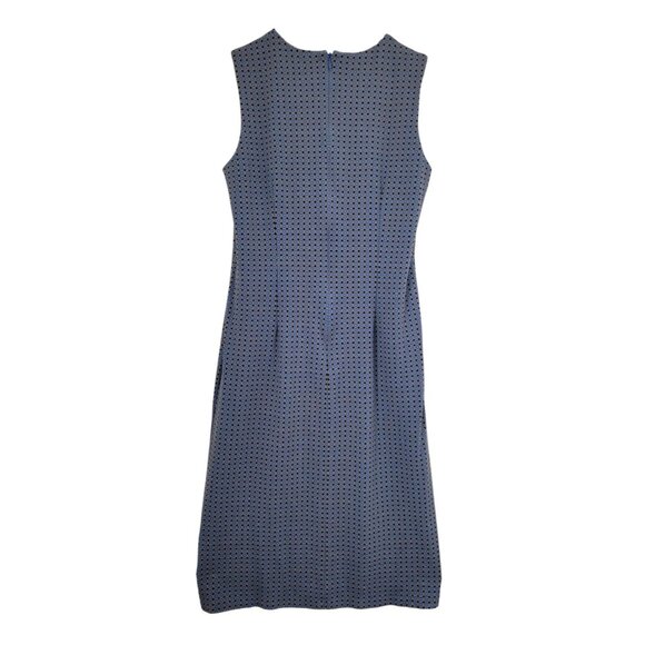 J. McLaughlin Sleeveless Blue Patterned Sheath Dress Women's Sz Small - Picture 2 of 6